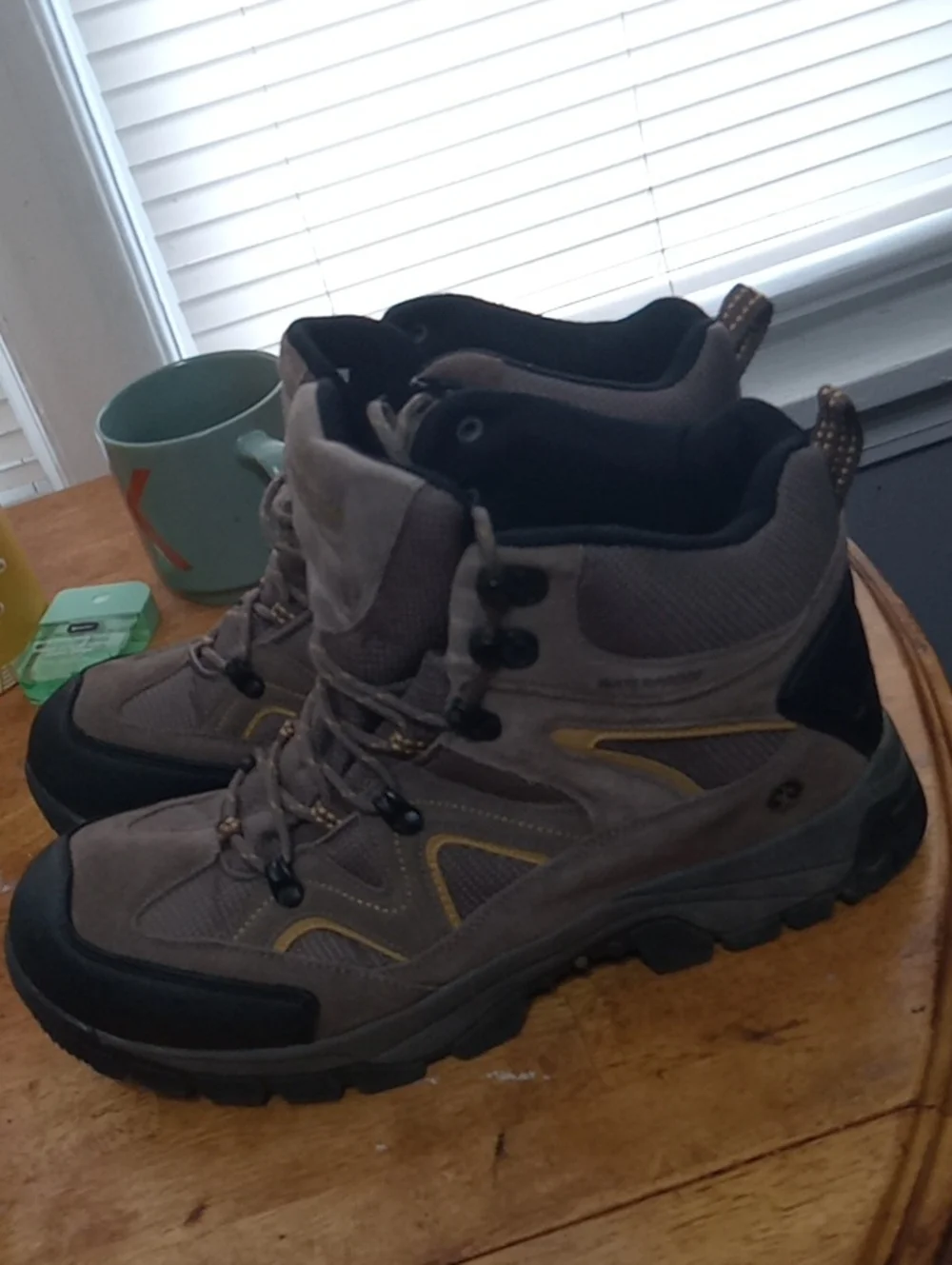 Northside Men's Brown and Black Lace-Up Outdoor Boots